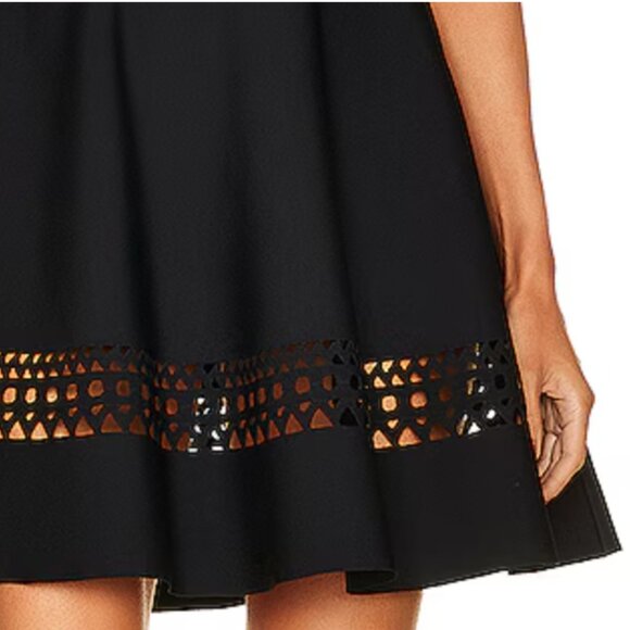 ALAIA:  Vienne Mini Skirt Black - size 36 , worn twice - Picture 4 of 9